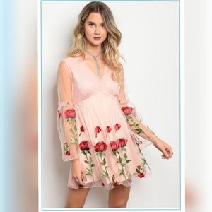 💖💖ROSE WITH FLOWER DRESS